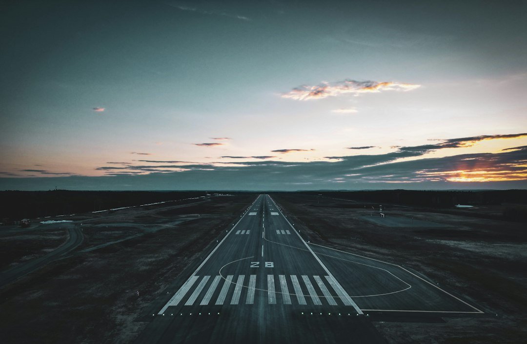 Illustrative airport runway; not Adilabad or Warangal