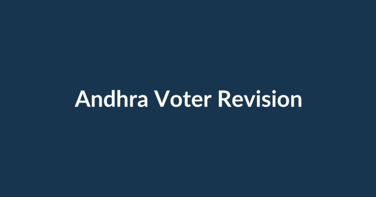 Andhra Electoral Roll Revision Deadline Extended to October 30 editorial illustration
