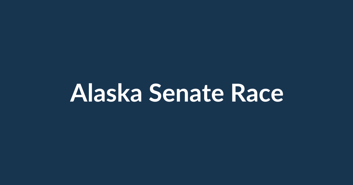 Alaska Senate Contest Draws Attention as Trump Campaigns editorial illustration