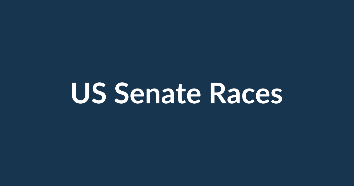 US Senate Control Hinges on a Patchwork of State Races editorial illustration