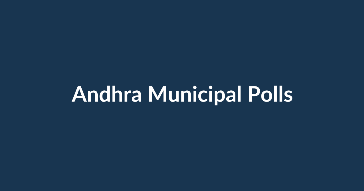 Andhra Pradesh civic election illustration